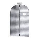 Чехол для одежды "Пепита", Д1000 Ш600, черно-белый