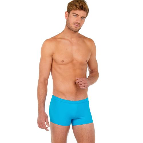 Мужские плавки боксеры бирюзовые HOM Sea Life 40-2535-00PF