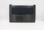 Верхняя панель с клавиатурой (топкейс) для ноутбука Lenovo IdeaPad Gaming L340-17IRH. раскладка - русская, с подсветкой, черная (5CB0U42820), оригинал