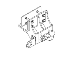 Фаркоп Avtos на TOYOTA HILUX (с силовым брусом) (2005-2010)(паспорт и сертификат в комплекте)(без электрики)TY 44