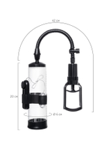 Механическая помпа Sexus Men Training Harald черная 64 см