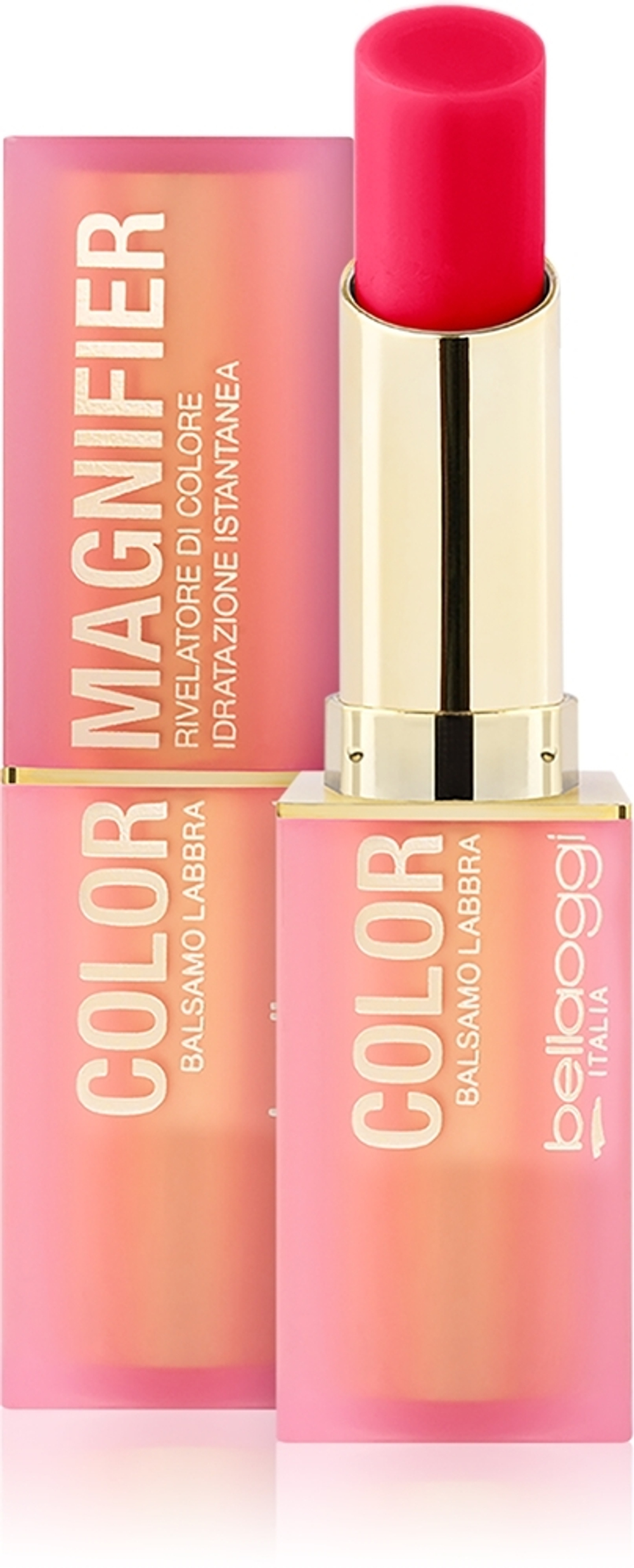 bellaoggi Color Magnifier Lip Balm - Тонизирующий увлажняющий бальзам для губ, 3 g