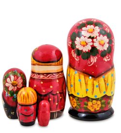 Народные промыслы МР-24/ 35-D Матрешка 5м «Анастасия с самоваром»