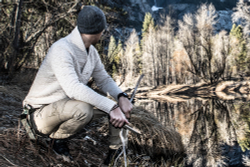 Туристический нож Legion AUS-8 Black Titanium