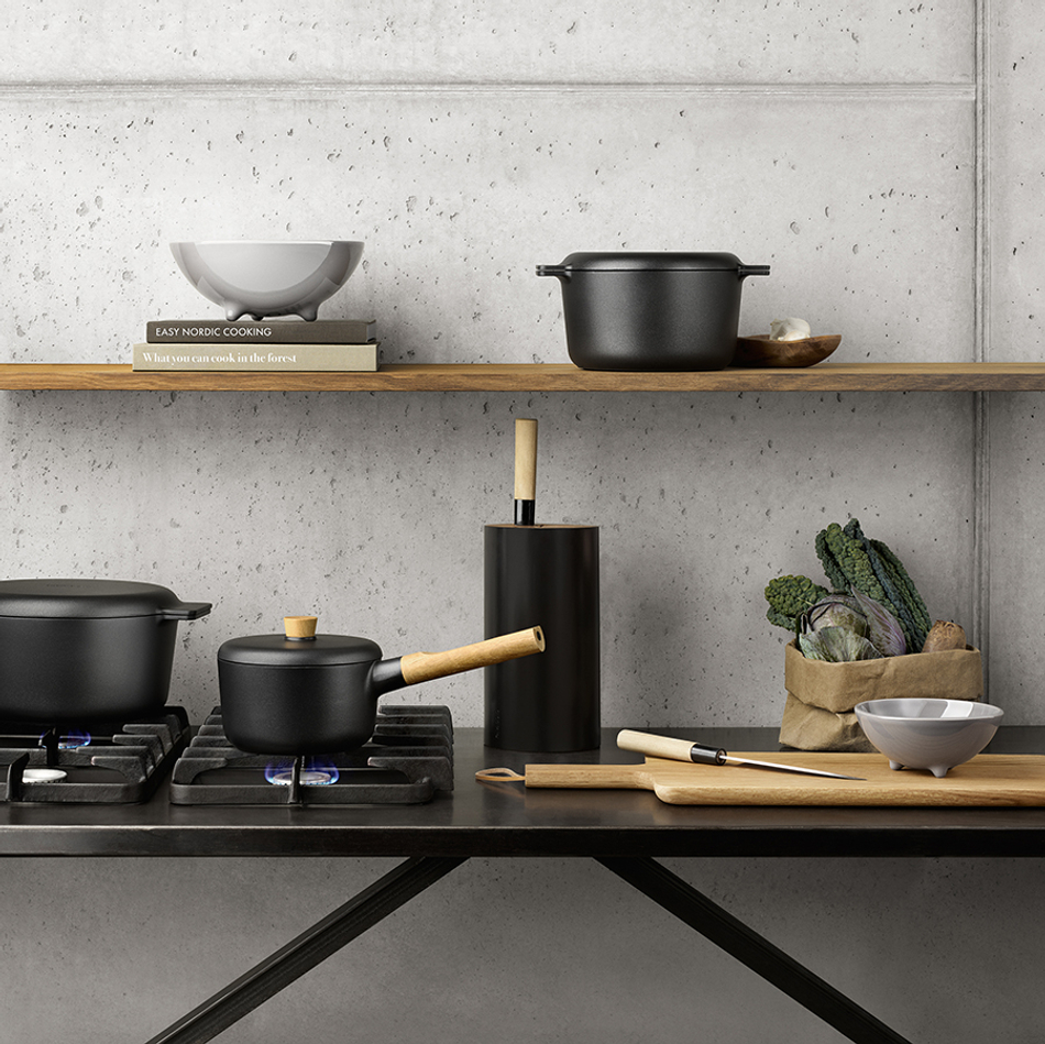 Подставка для ножей Nordic Kitchen чёрная, Eva Solo