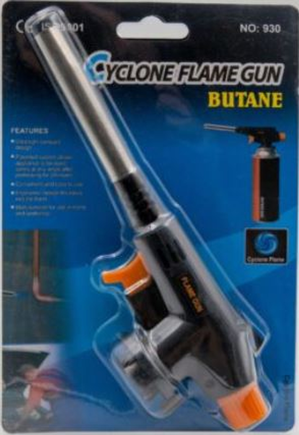 Пьезо горелка 930* Flame Gun на газовый баллончик (10/100шт) 0100012