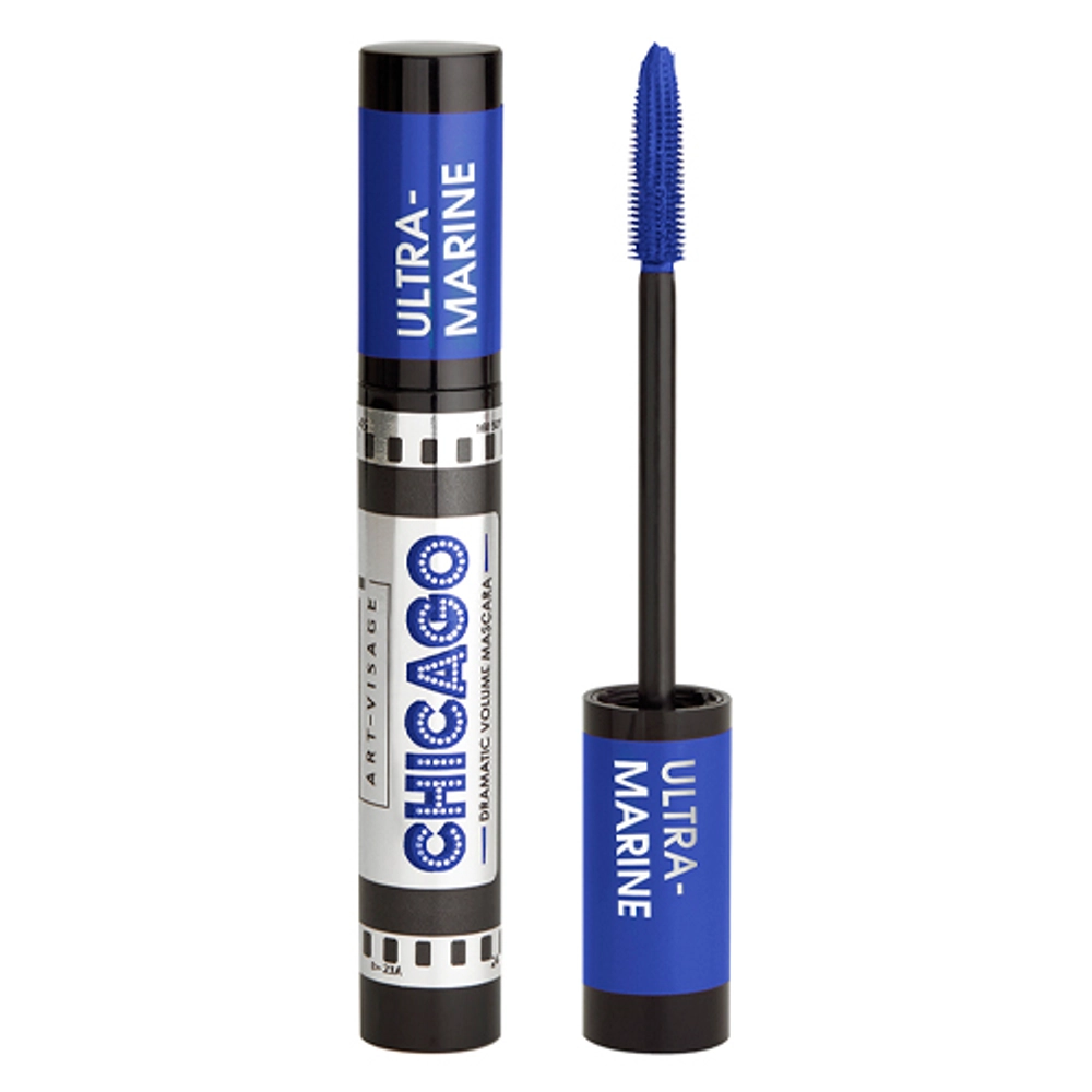 Тушь для ресниц Art-Visage Chicago Dramatic volume mascara Ultra-Marine15 мл Ультрамарин