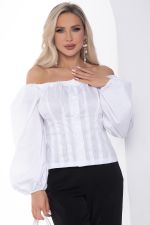 Блуза Белая грация Б10066 LT Collection