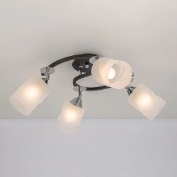 Citilux Сиерра CL119241 Люстра с поворотными плафонами Чёрная