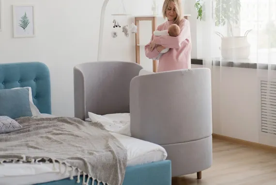 Кровать-трансформер Ellipse Kidi Soft Серая