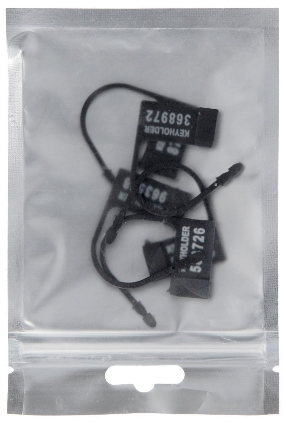 Черные пломбы-шильдики для пояса верности - 5 шт. (Цвет: черный)