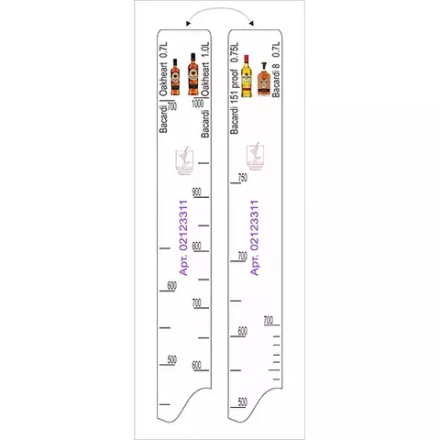 Линейка барная «Бакарди Оакхарт» 0.7,1л, «Бакарди 151» 8 лет 0.75л