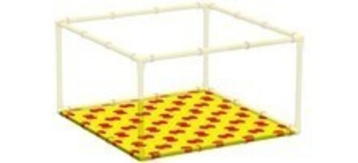 Большой детский манеж Leco-IT Home гп230722 125х125см.