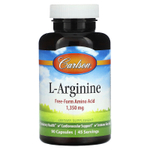 Carlson, L-аргинин, 1350 мг, 90 капсул (675 мг в 1 капсуле)