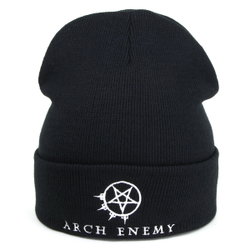 Шапка зимняя с вышивкой группы Arch Enemy