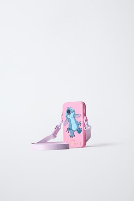 ZARA ЧЕХОЛ ДЛЯ МОБИЛЬНОГО ТЕЛЕФОНА С ПРИНТОМ LILO & STITCH © DISNEY, РОЗОВЫЙ