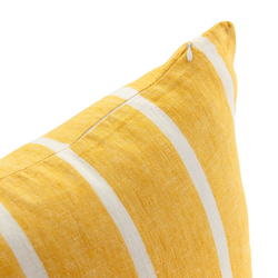 Наволочка декоративная 40x60 Tkano Essential горчичная в полоску