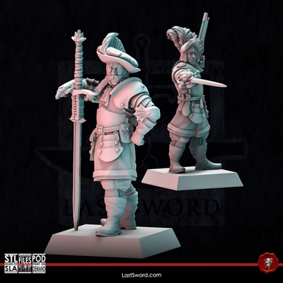 Миниатюра Marenstatd Warband-Champion Great Sword