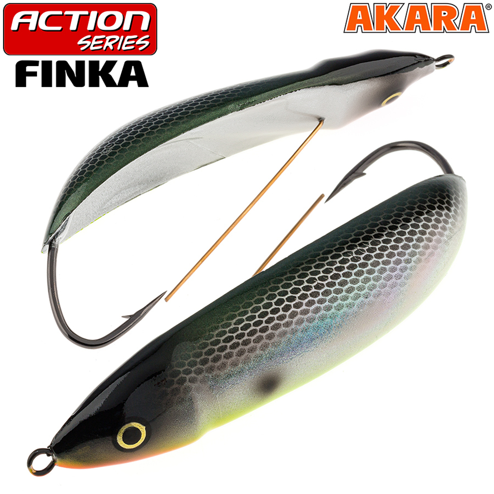 Блесна колебалка незацепляйка Akara Action Series Finka 50S 6 гр. A103