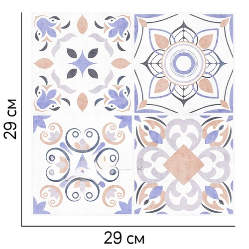 Самоклеящаяся панель ПВХ Тренто 290х290х3 мм