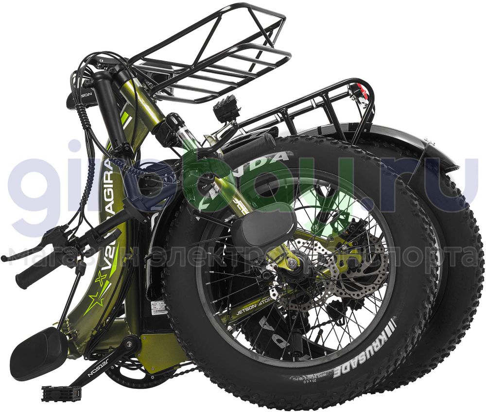 Электровелосипед Jetson V20 BAGIRA (48v/13Ah) - Хаки фото №9