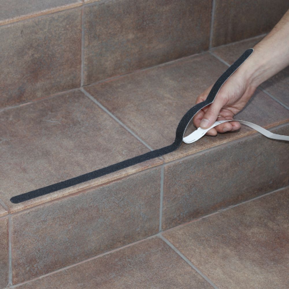 Противоскользящие полоски СИЛА TAS72-10 60 см 6 шт чёрный