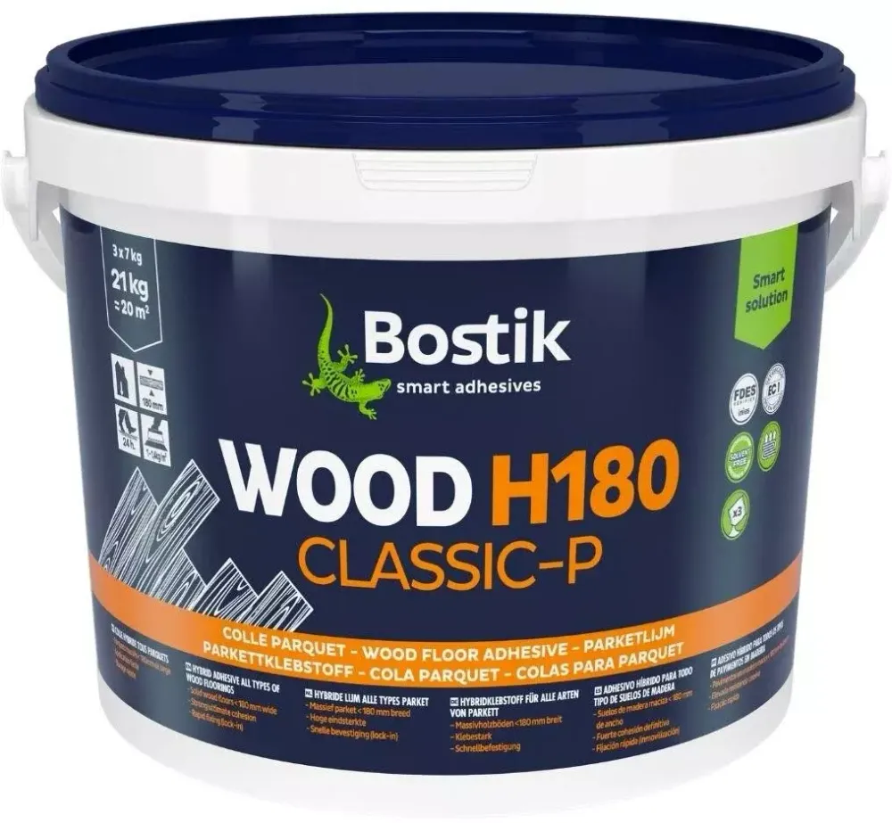 Клей для паркета MS-полимерный Bostik Wood H180 Elastic-P 21 кг