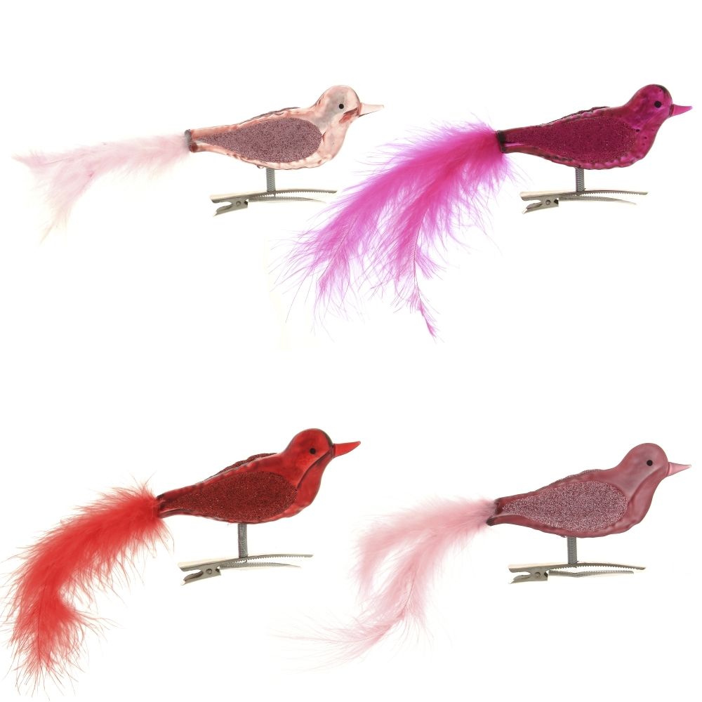 GAEM Изделие декоративное "Птичка", L16 W3 H4,5 см, 4в.