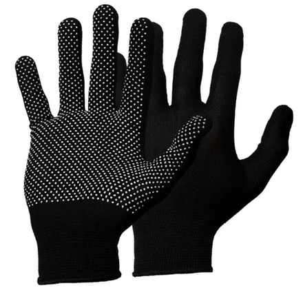 Перчатки (чёрные) х/б