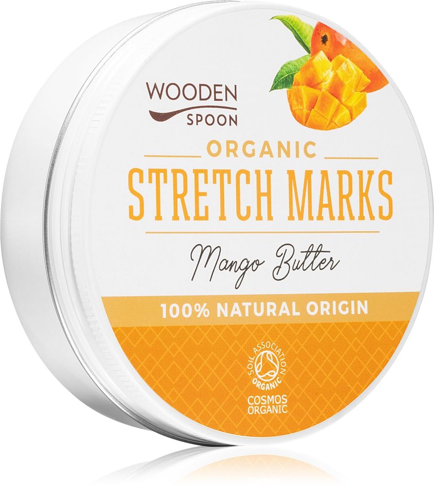 WoodenSpoon восстанавливающее масло для тела против растяжек Organic Mango Butter
