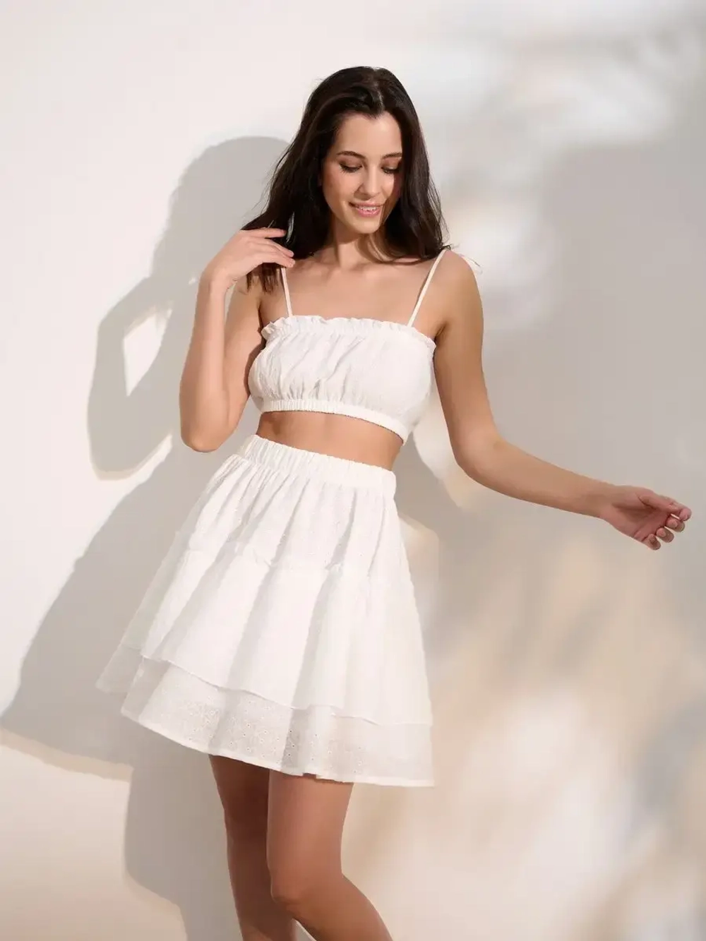 Юбка из шитья на резинке