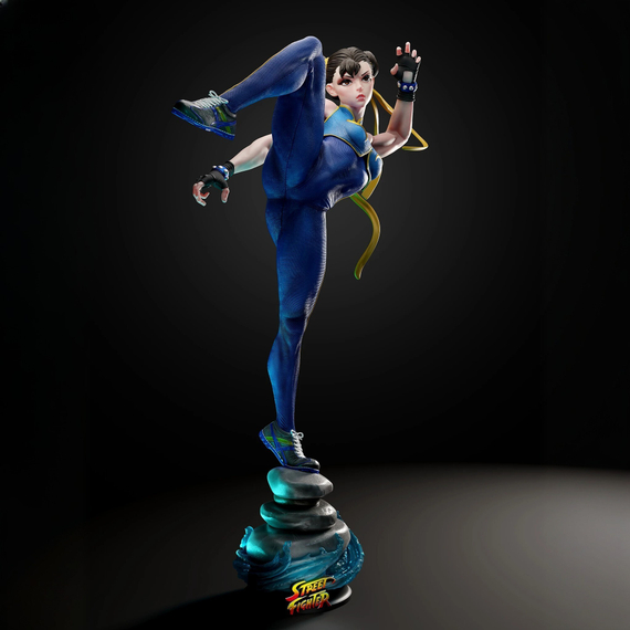 Chun Li battle pose - Street Fighter