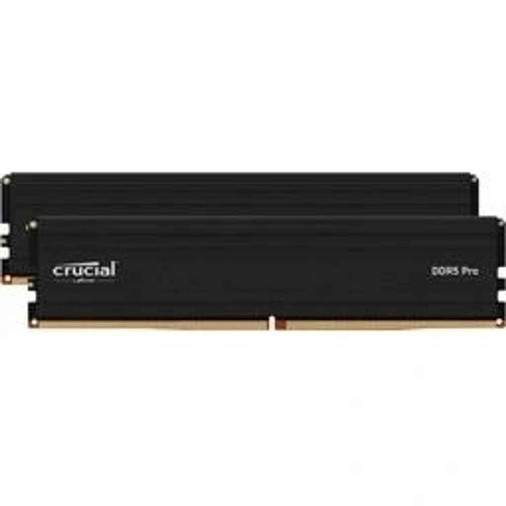 Оперативная память Crucial Pro Gaming by Micron DDR5-5600 96GB Kit (2x48GB) UDIMM