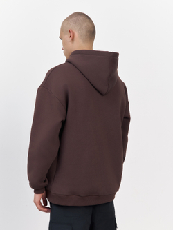 Худи с начесом (коричневый)