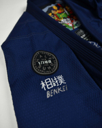 Кимоно Half Sumo Benkei синее