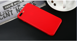 Чехол пластиковый "карбон" (мягкий) для IPhone 6/6s/6 PLUS/6s PLUS/7/7Plus