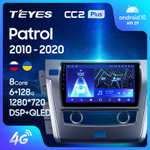 Teyes CC2 Plus 10,2" для Nissan Patrol 2010-2020