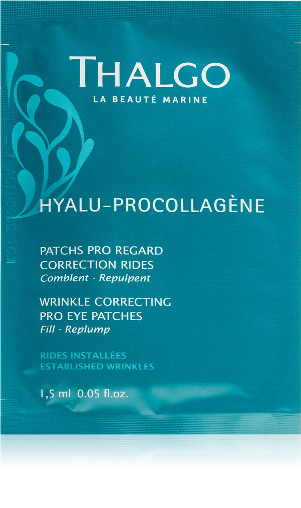 Thalgo Hyalu-Procollagen Wrinkle Correcting Pro Eye Patches - разглаживающая маска для глаз /  8x2 szt.   / GTIN 3525801677307