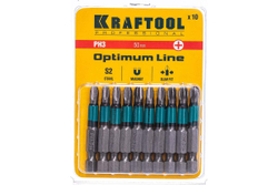 KRAFTOOL  OPTIMUM PH 3, 50 мм, 10 шт, Биты (26122-3-50-10)