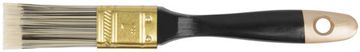 Кисть флейцевая "Стайл", искусственная черно-белая щетина, деревянная ручка  1" (25 мм)