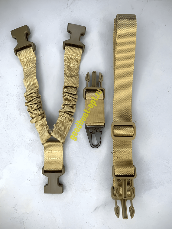 Тактический ремень на автомат одноточечный Песок