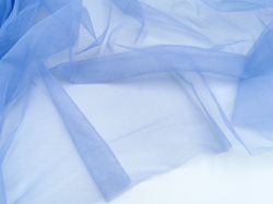 Бюстовая неэластичная сетка, Lauma, светлый ультрамарин, (BS-1474)