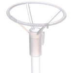 Подставка для шаров «Цветок 1» (основа, 7 палочек с держателями) 67*35*55 см, прозрачный