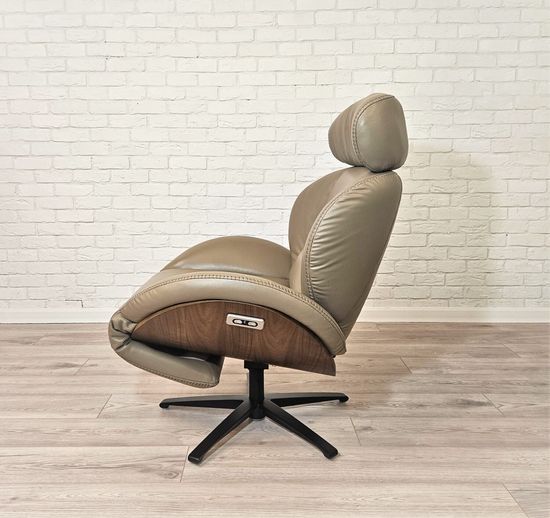 Кресло-реклайнер STG-4267 натуральная кожа, электропривод