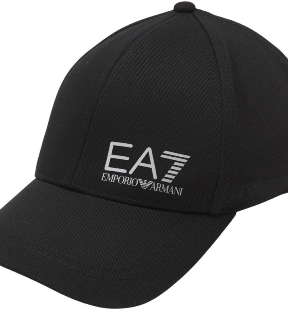 Теннисная кепка EA7 Unisex Train Core Logo - черный