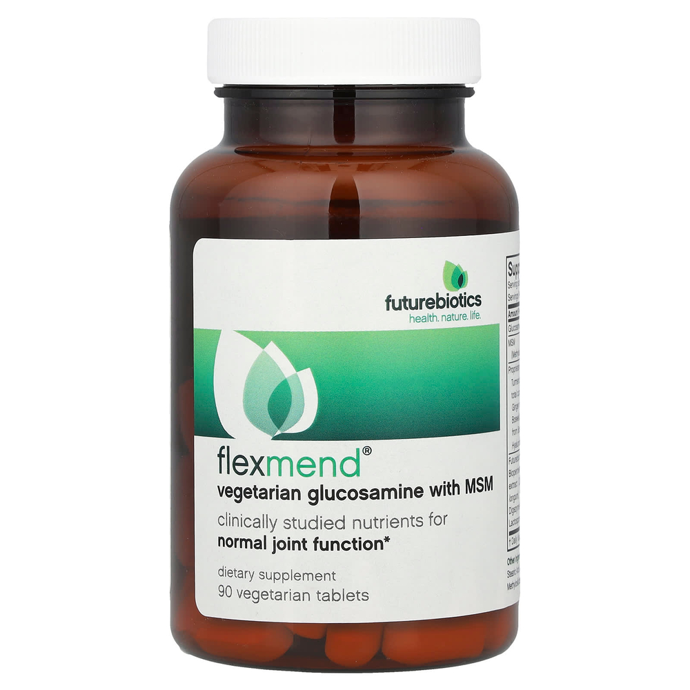 Futurebiotics, FlexMend®, вегетарианский глюкозамин с МСМ, 90 вегетарианских таблеток