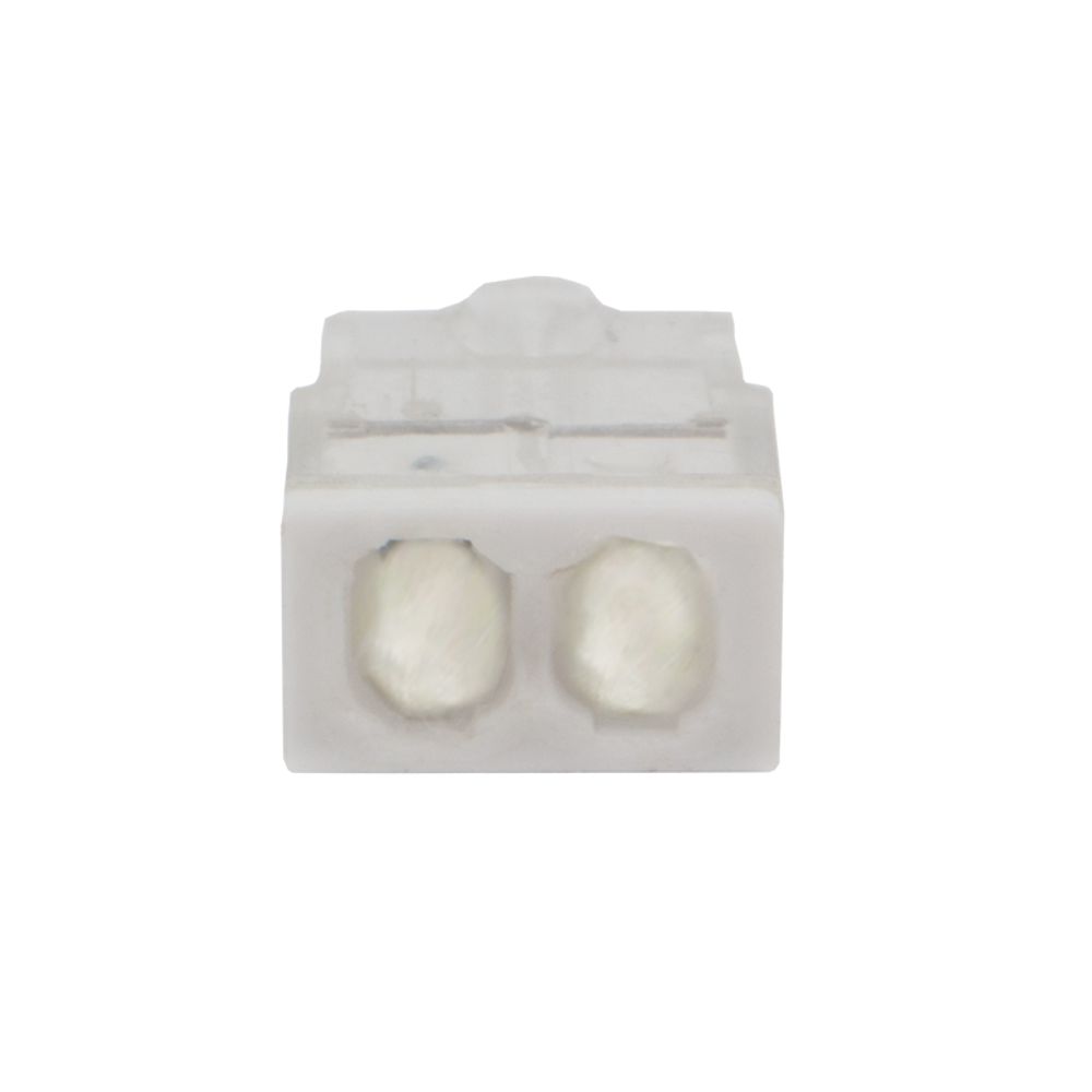 Экспресс-клемма с пастой REXANT СМК 2273-242, 2-проводная 0.5-2.5 мм², прозрачная, блистер (20 шт./у