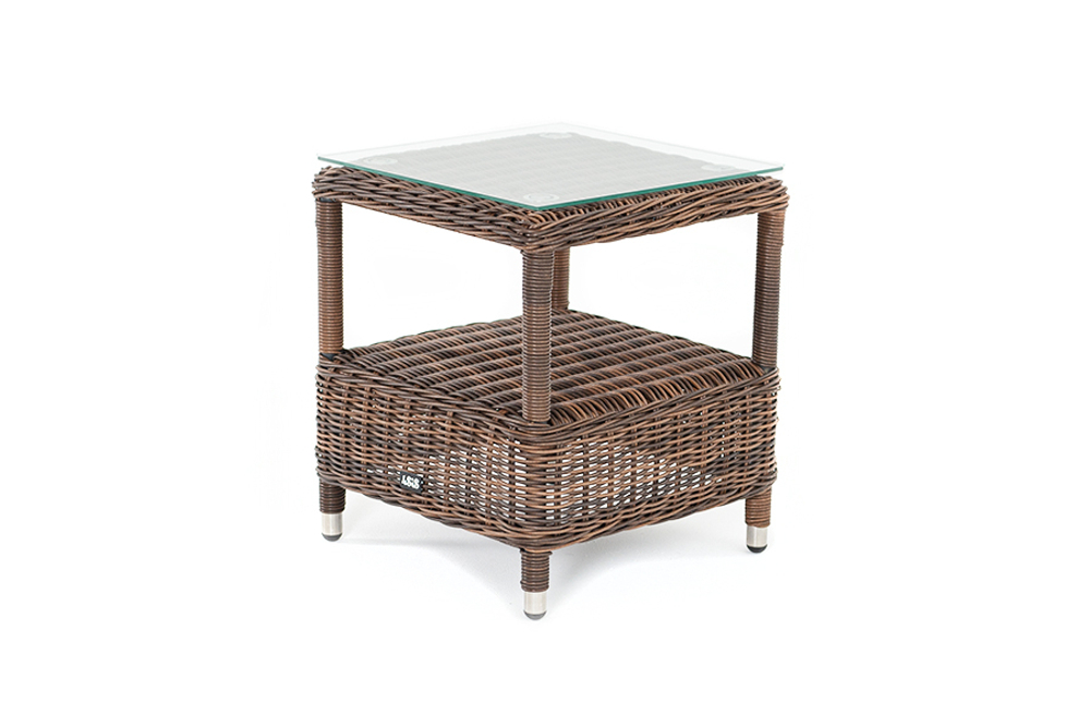 "Форио" столик кофейный из искусственного ротанга, цвет коричневый