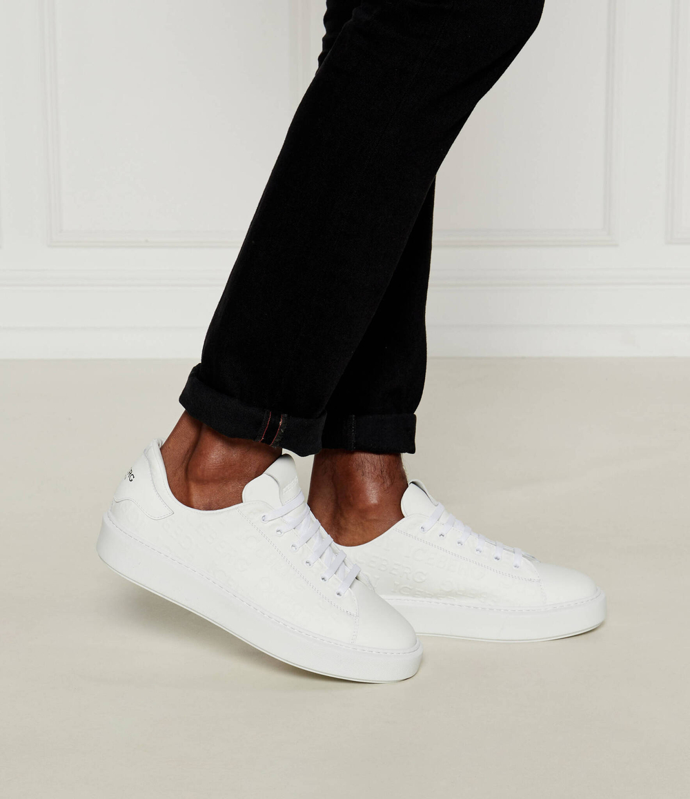 Кожаные кроссовки Iceberg - белый(IU168402)