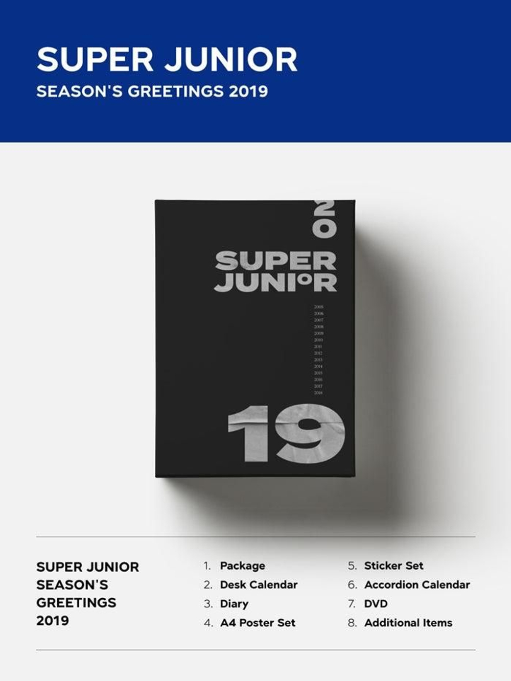 товары SUPER JUNIOR - 2019 Season's Greetings